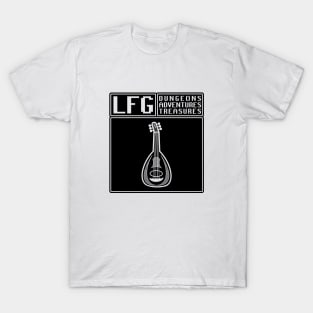 LFG Looking For Group Bard Lute Class Dungeon Tabletop RPG TTRPG T-Shirt